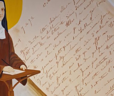 Lecture de lettres de Thérèse à la Basilique de Lisieux